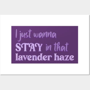 Lavender Haze Lyric Taylor Swift Posters and Art